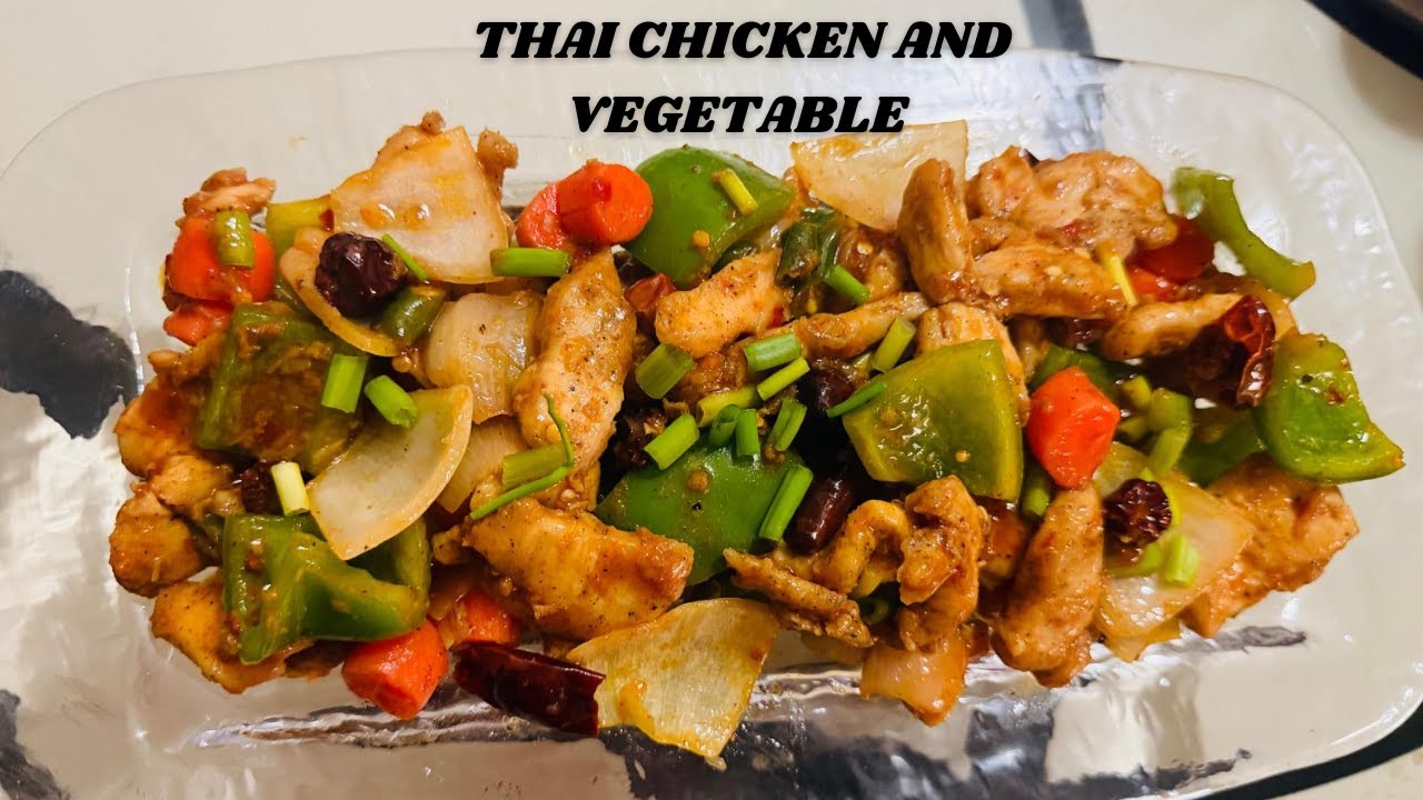 THAI CHICKEN AND VEGETABLE | Thai Chicken Stir Fry Recipe By Asma Azeem