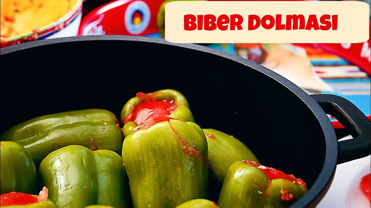 BIBER DOLMASI | PIMENTAO RECHEADO - RECEITA TURCA