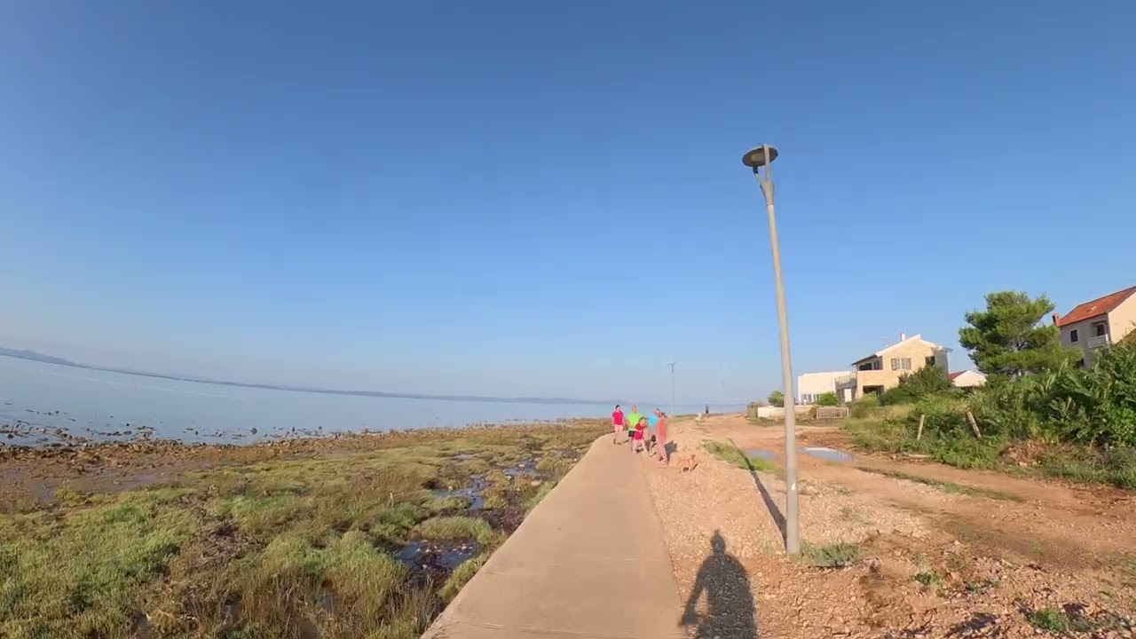 Przejażdżka rowerowa po plażach Mletak-Privlaka. Chorwacja
