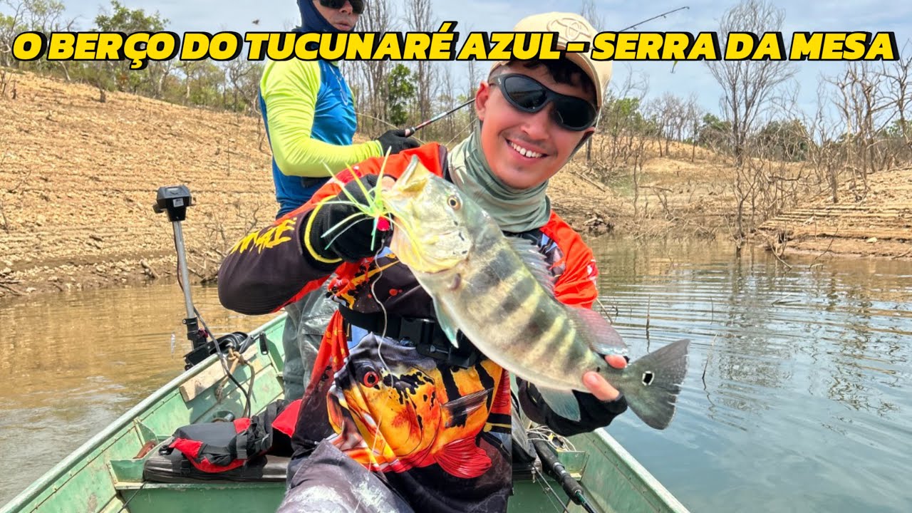AVENTURA NA SERRA DA MESA! 🎣O BERÇO DO TUCUNARE AZUL - Pescaria com Bastante Desafio - PARTE 01