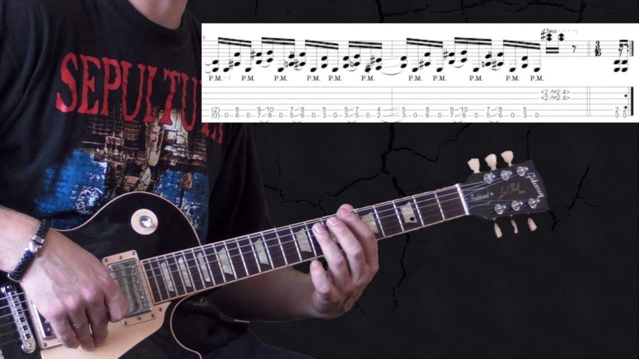 Pantera - Mouth For War - Metal Guitar Lesson (with TABS)