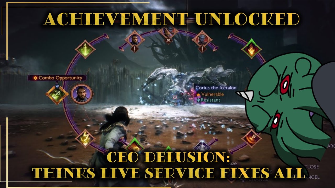 Achievement Unlocked: CEO Delusion - Thinks Live Service Fixes All