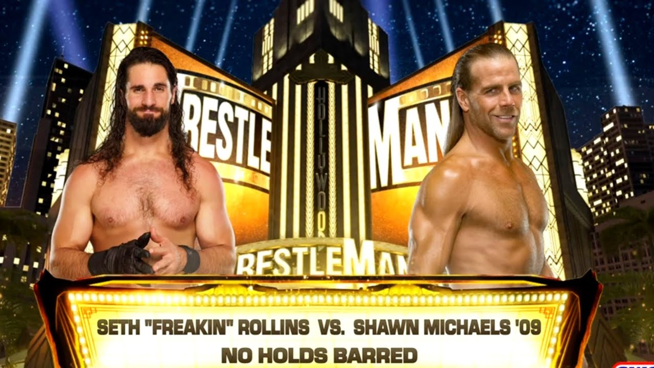 WWE2K24 - Shawn Michaels vs Seth Rollins( Dream Match) WrestleMania | PS5 GAMEPLAY