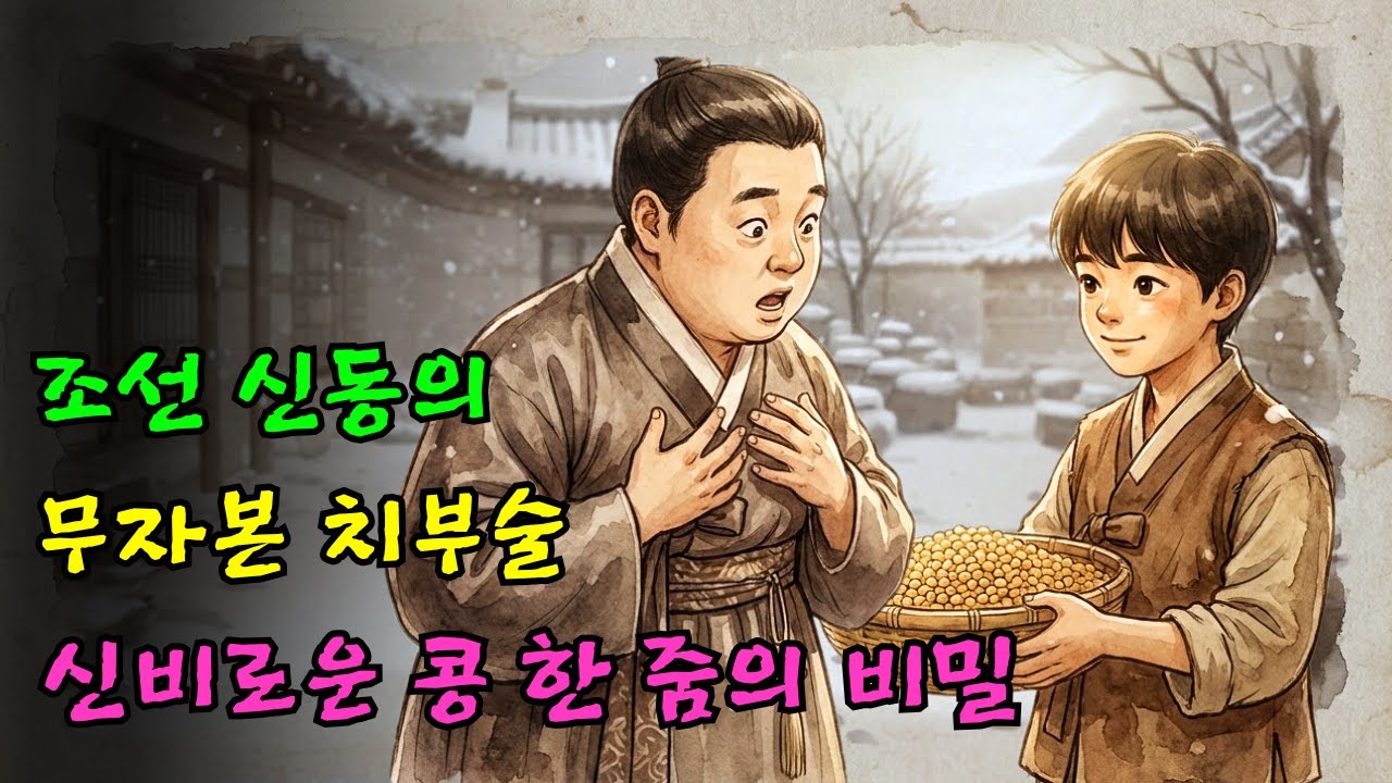 [조선 야사]: 콩 한줌으로 천금을 만든 천재 아이ㅣ천재아이| 야담 | 옛날이야기 | 오디오북 | 전설 | 민담 | 사연 |