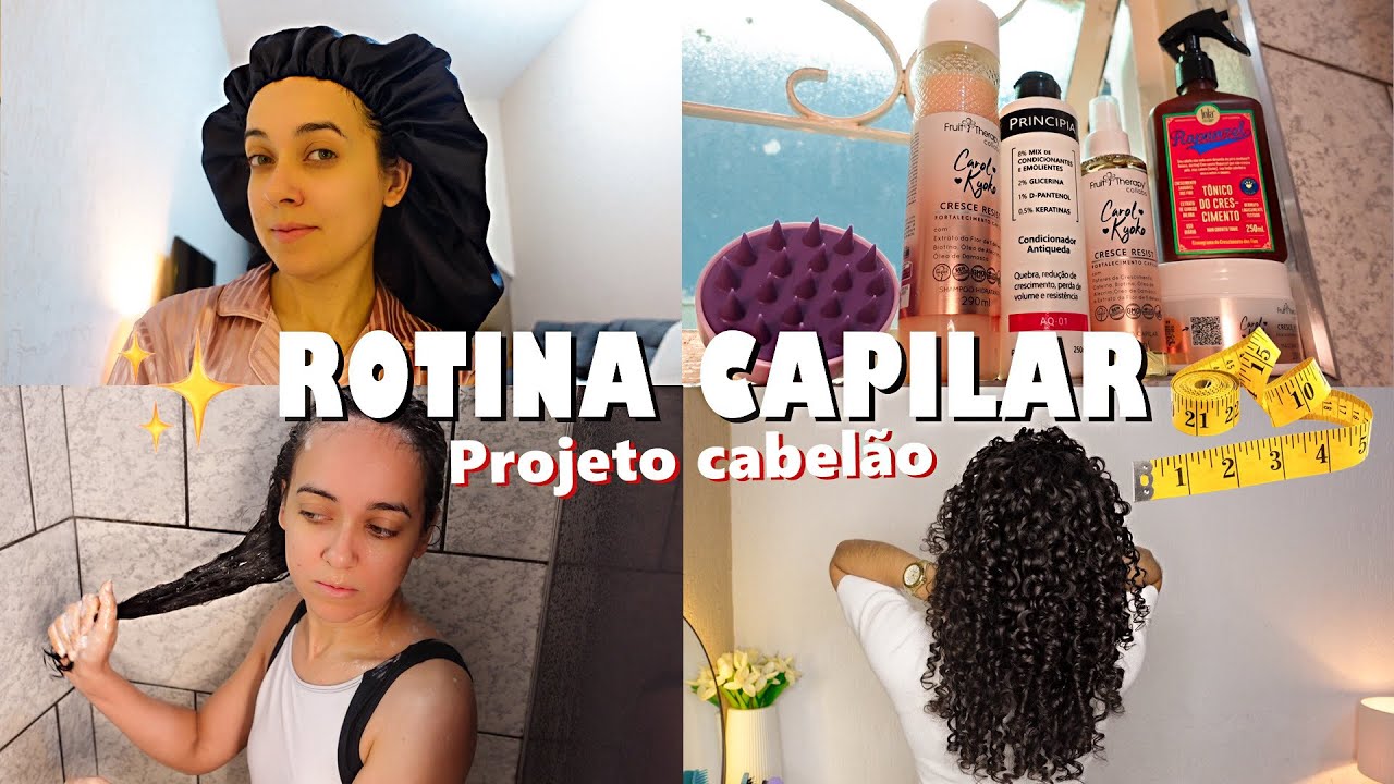 ROTINA CAPILAR PARA CRESCIMENTO: Dicas, produtos, projeto cabel&atilde;o | Oeslanhiny Nunes