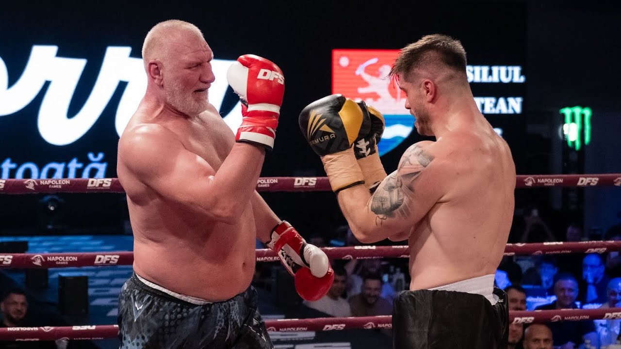 Tolea Ciumac, luptă totală cu boxerul Bili Mustafa