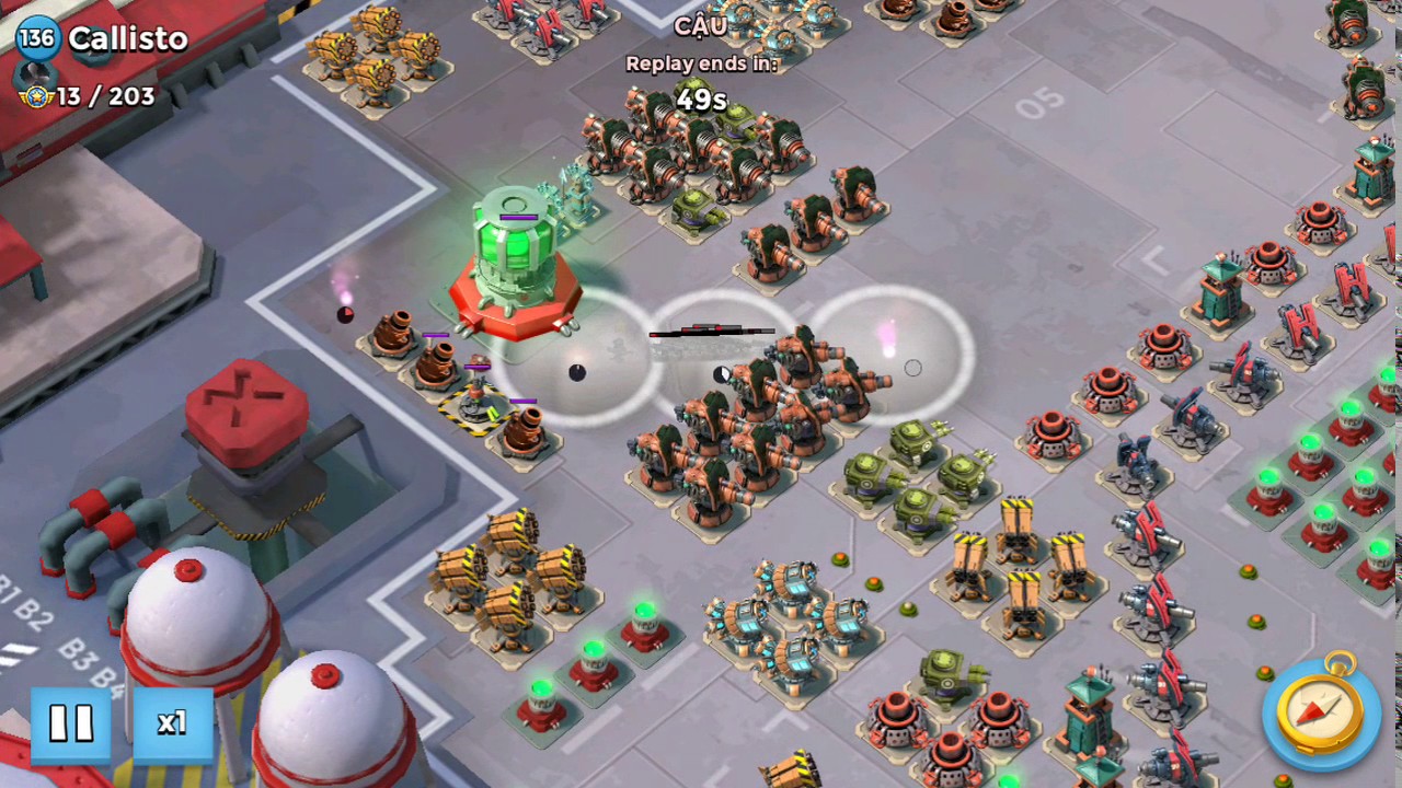 Boom Beach - Callisto 203 - AZ + Brick Solo