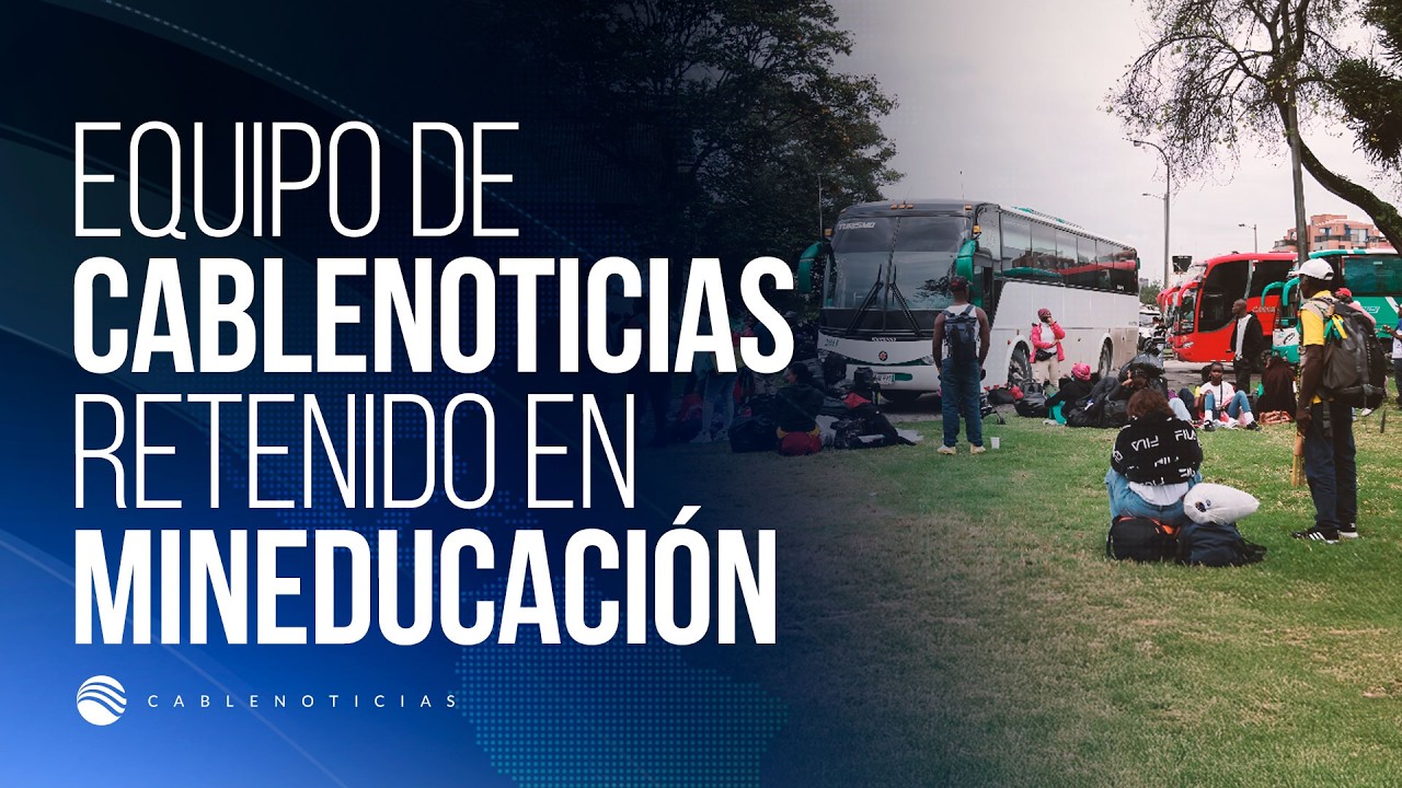 Equipo period&iacute;stico de Cablenoticias fue retenido en el MinEduaci&oacute;n por comunidad ind&iacute;gena