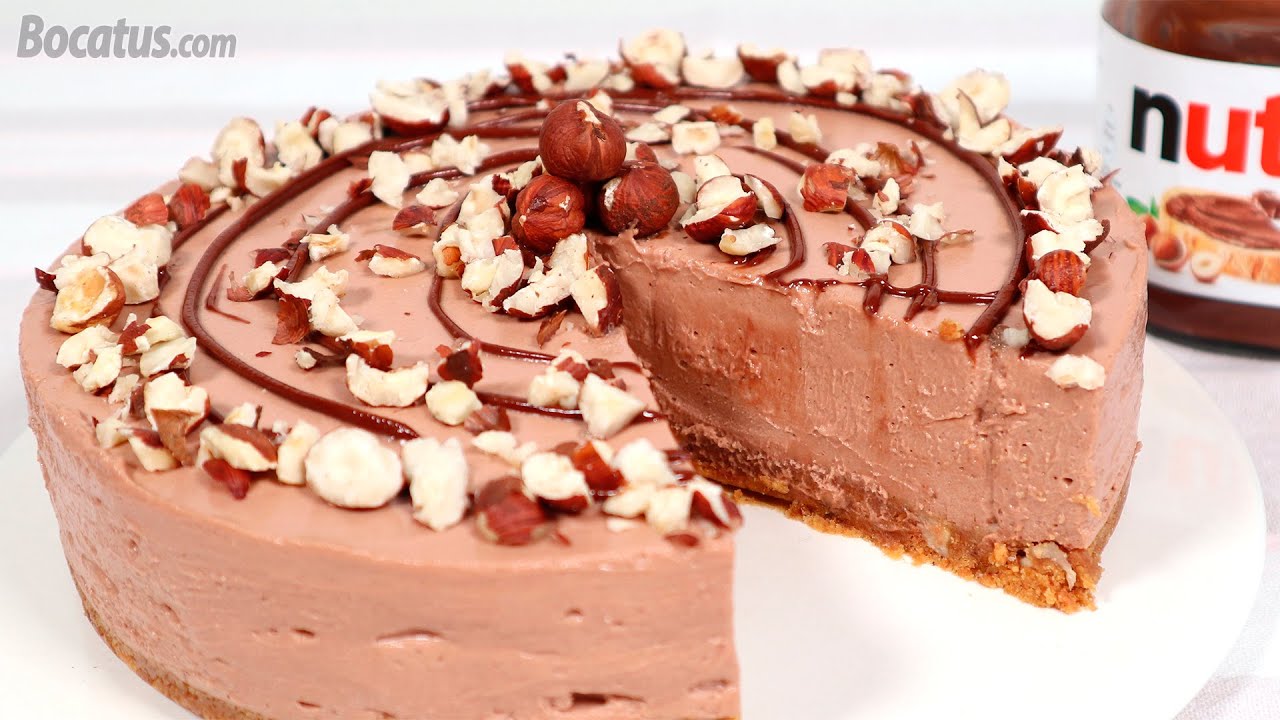 Cheesecake de Nutella ¡sin horno!