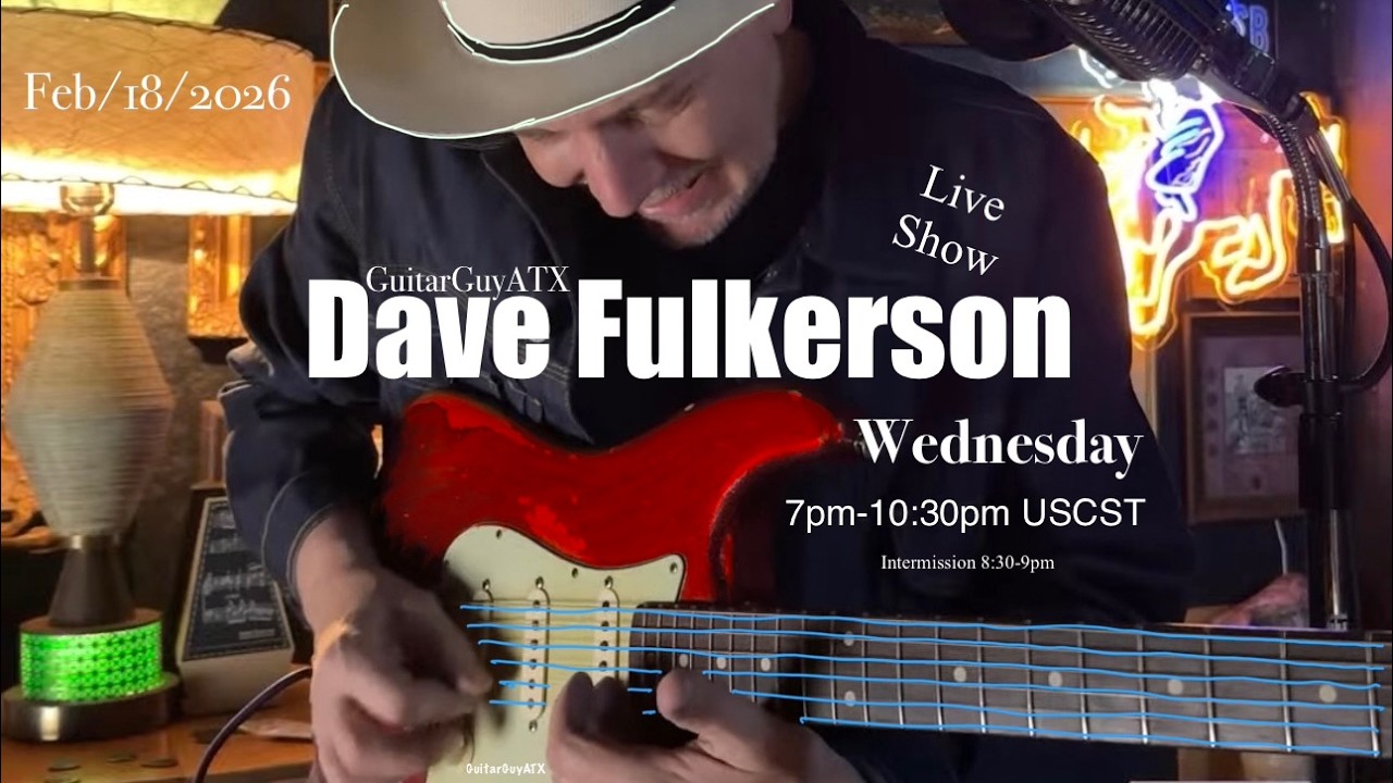 Guitar And Original Songs Live Show From Austin Texas Wednesday Feb/18/2026 #guitar #music #live