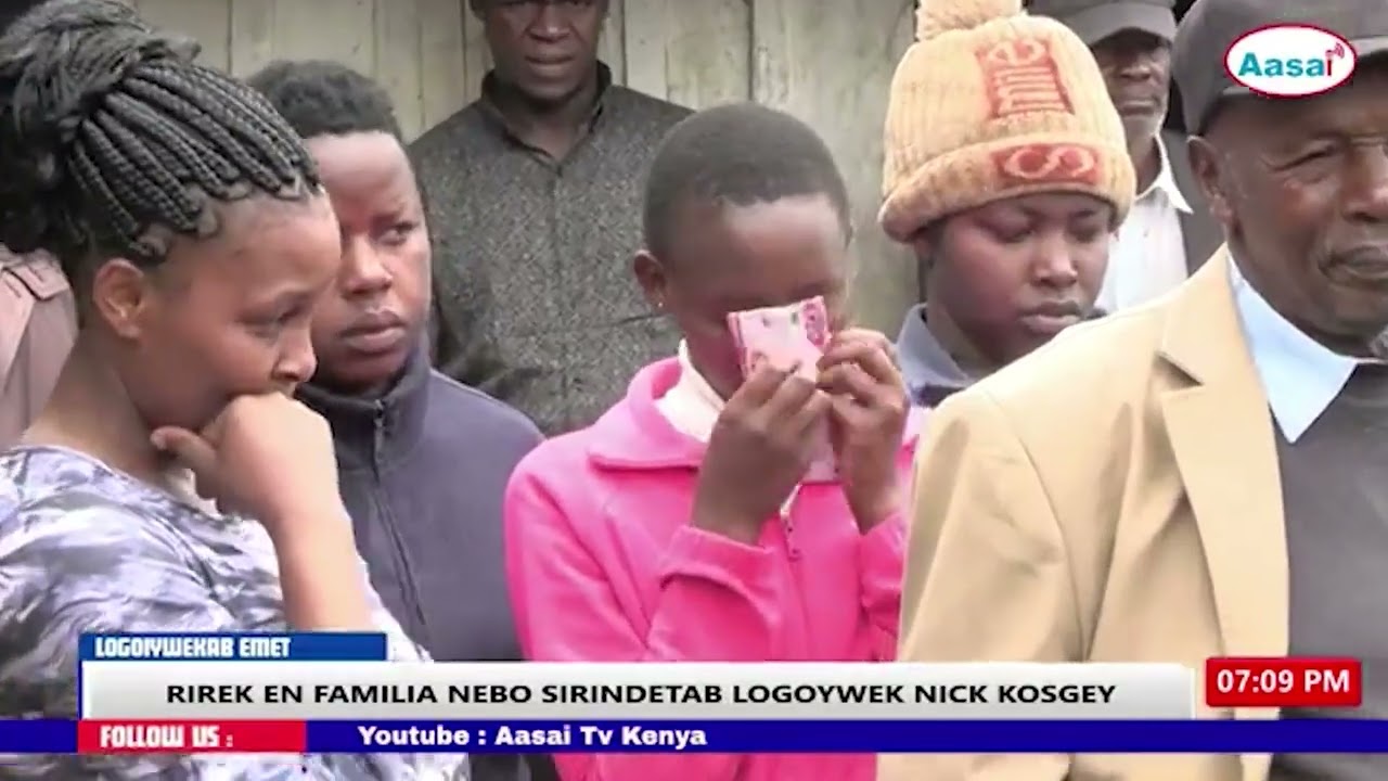 Family of Photojournalist Nicholas Kiplangat Kosgey mourns him following fatal Helicopter crash.
