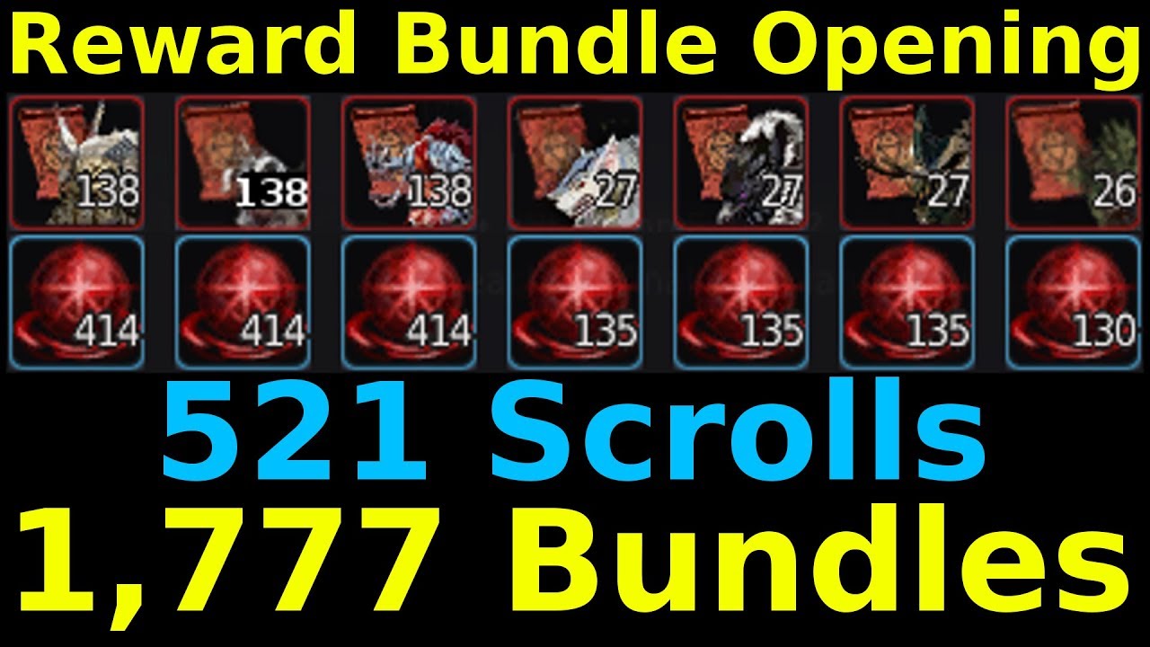 Reward Bundle Boss Opening x1777 :Black Desert Online