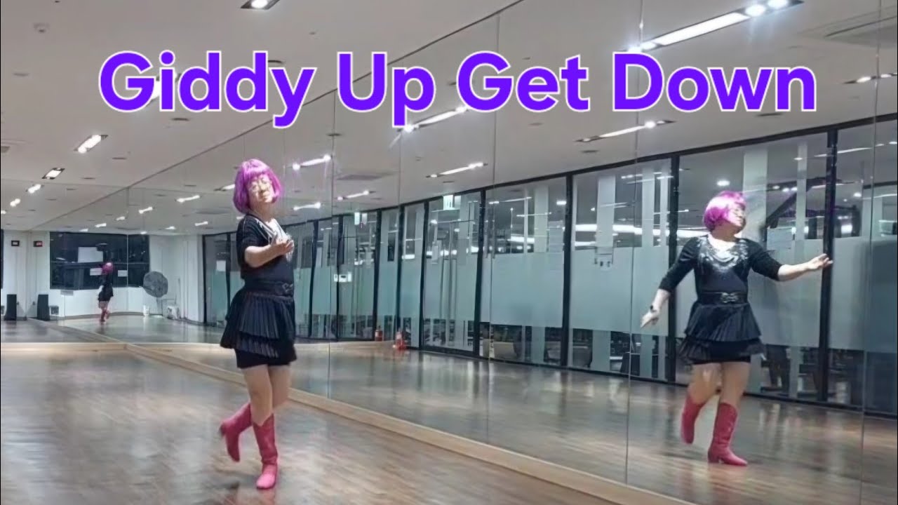 Giddy Up Get Down Line Dance/ inter challenge