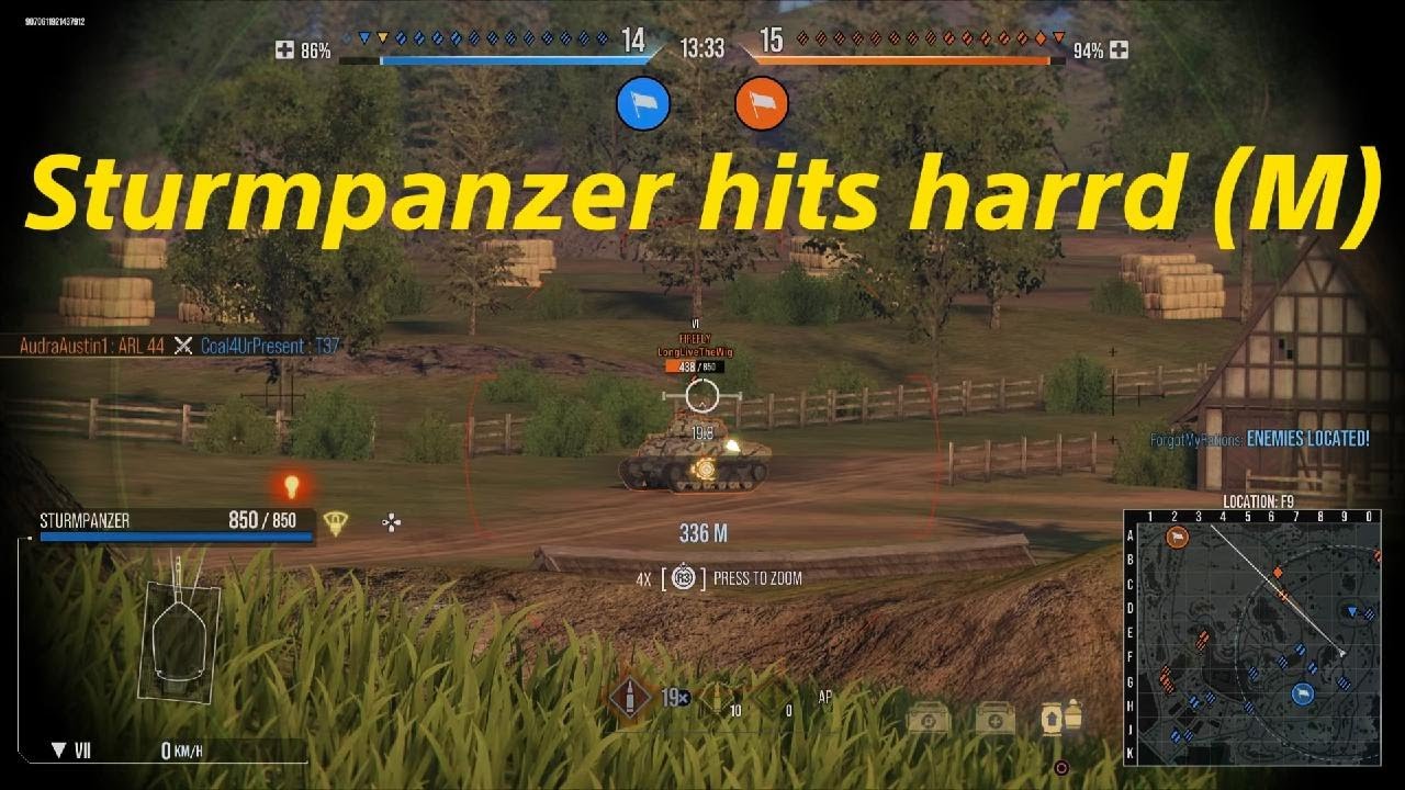 Wot console Sturmpanzer M action match