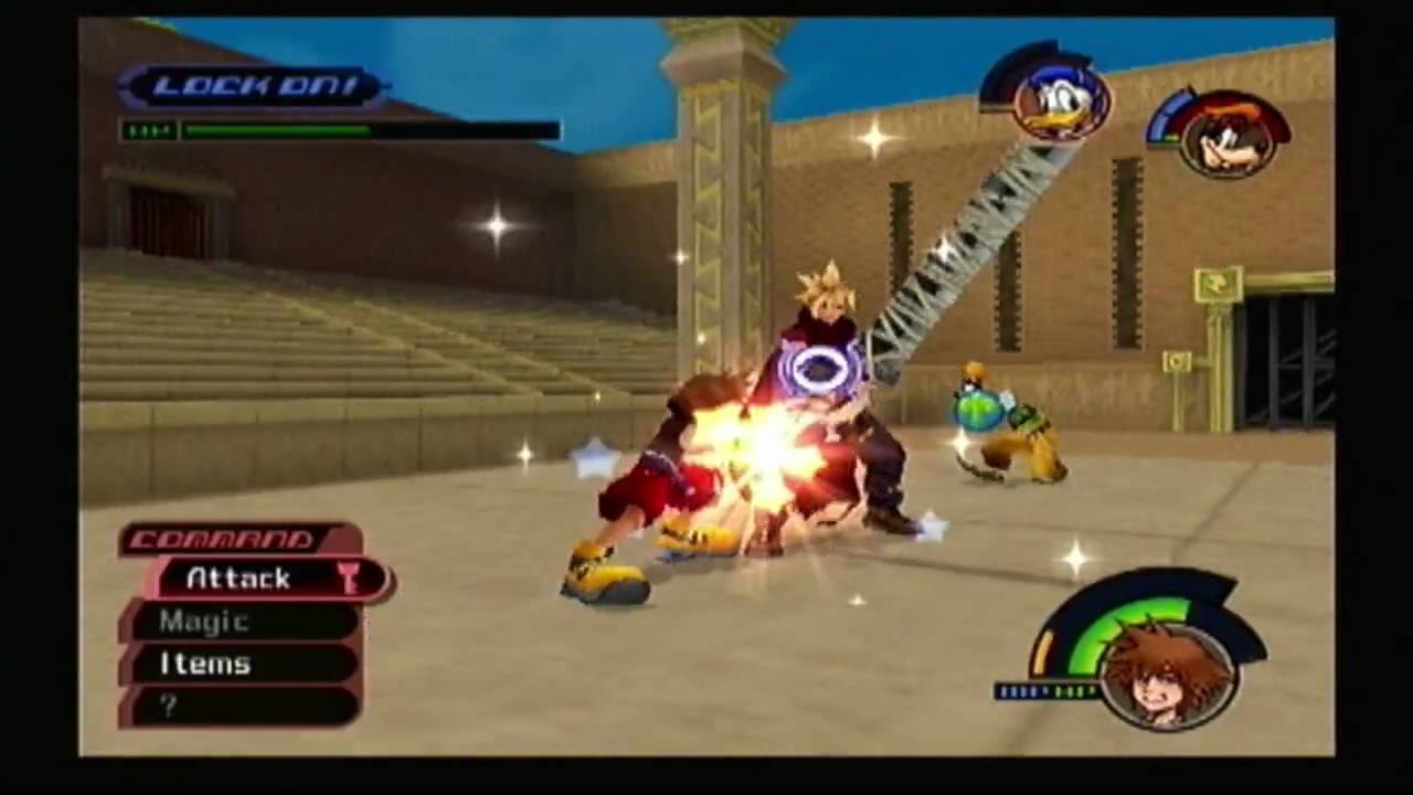 Kingdom Hearts 1 - Cloud (Olympus Coliseum) (Expert)