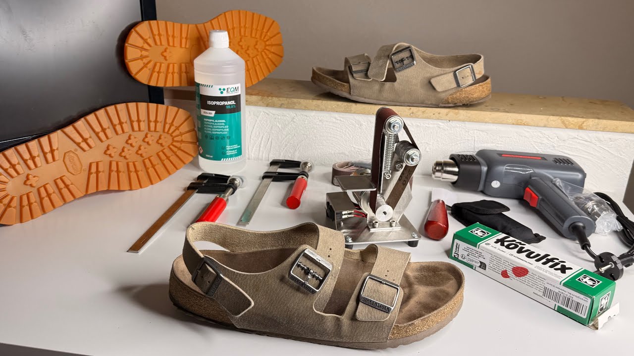 Birkenstock Anleitung - NEUES FUẞBETT, SOHLE, LEDER - DIY how to eigener Birkenstock RESTAURATION