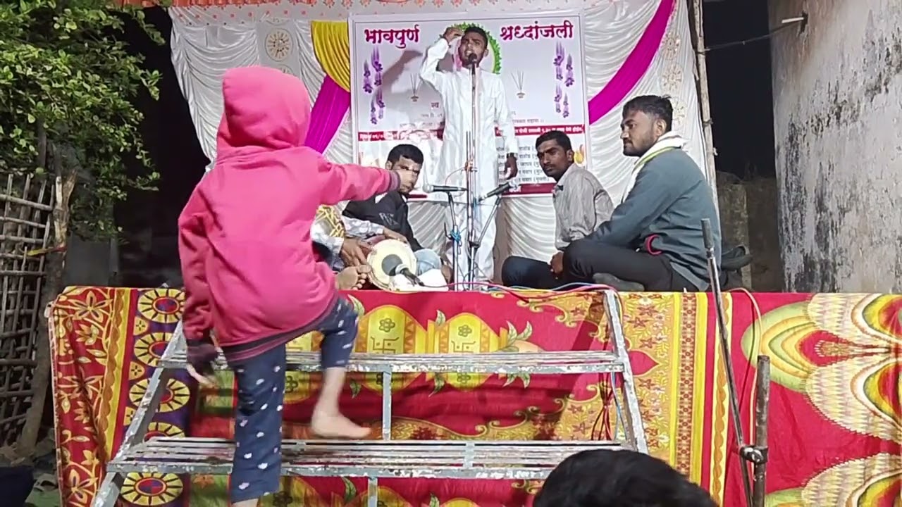 स्व.श्रीचंद बालु राठोड धदम यांच्या तेरवी निमित्त बालकवी कार्तिक महाराज खामलवाडी बंजारा भजन 