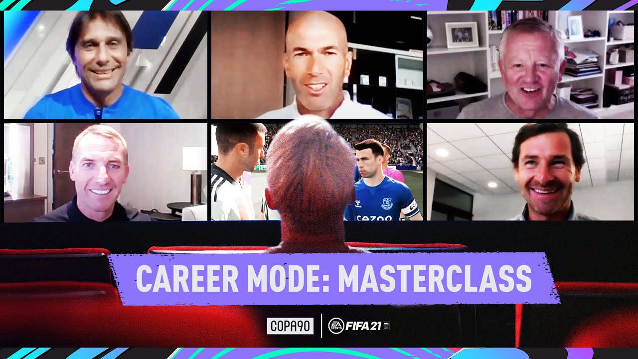 Zidane, Conte, AVB, Rodgers & Wilder - Managerial Masterclass | FIFA 21 Career Mode