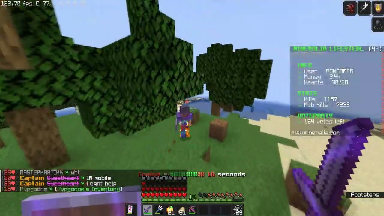 Minecraft minemalia lifesteal.Having a fight with a clown also known as MATTY