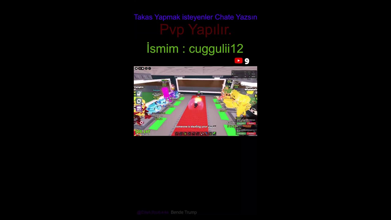 Roblox Steal A Brainrot Pvp Atıyoruz Takas Yapıyoz!