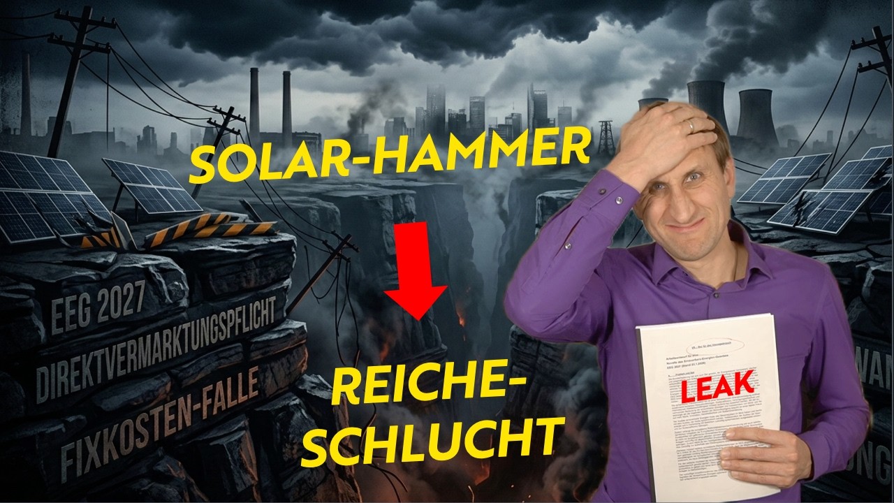 Die Reiche-Schlucht: Wie das neue EEG das Solar-Handwerk bedroht