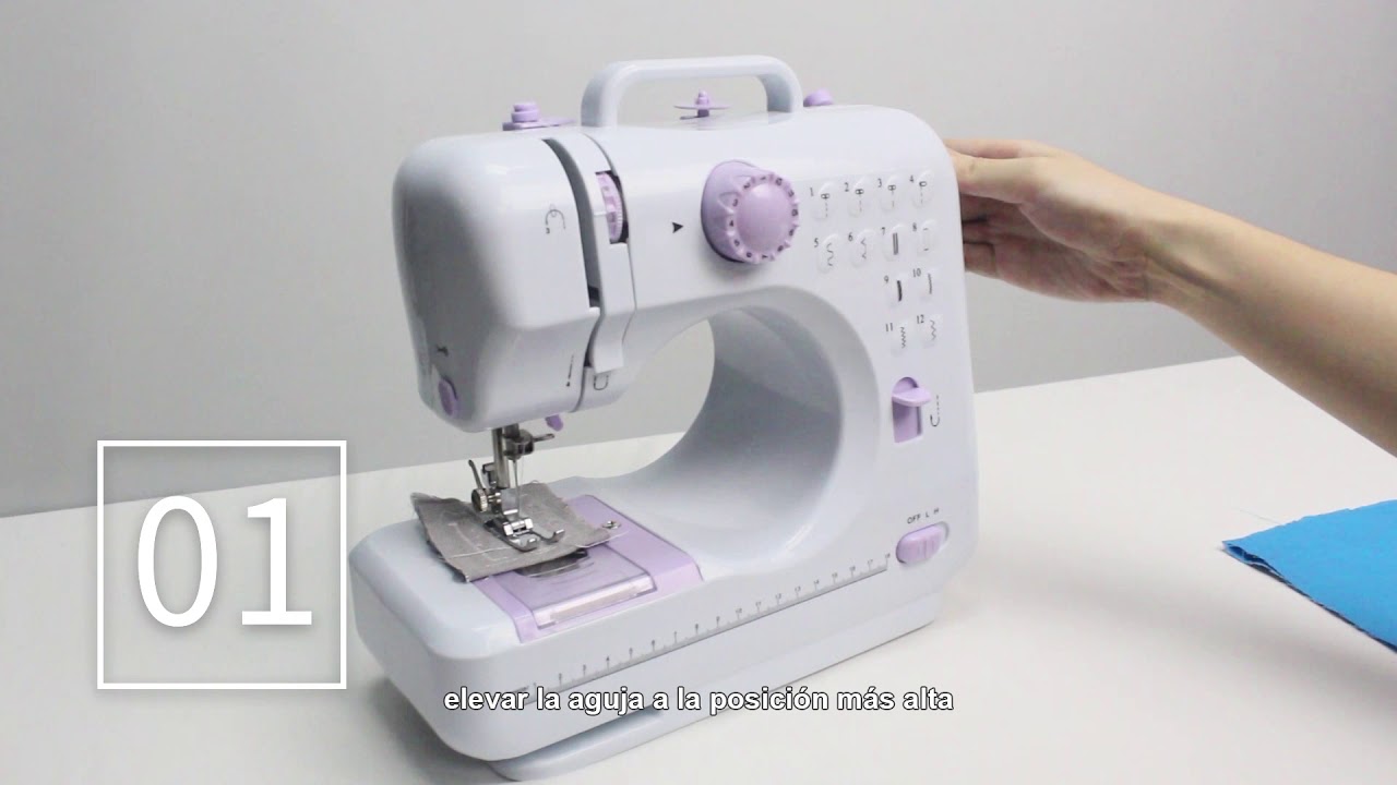Video tutorial de la máquina de coser doméstica FHSM-505