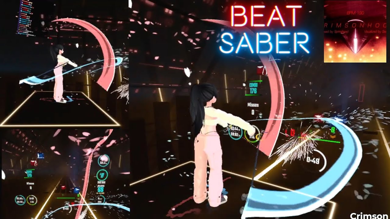 【ビートセイバー】【配信リクエスト】Crimson hood - Springhead(Normal RANK ★4.28)/ Mapper Jabob