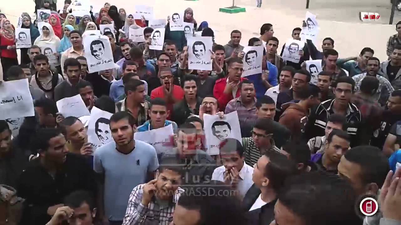 اضراب كلية هندسة بجامعة بني سويف