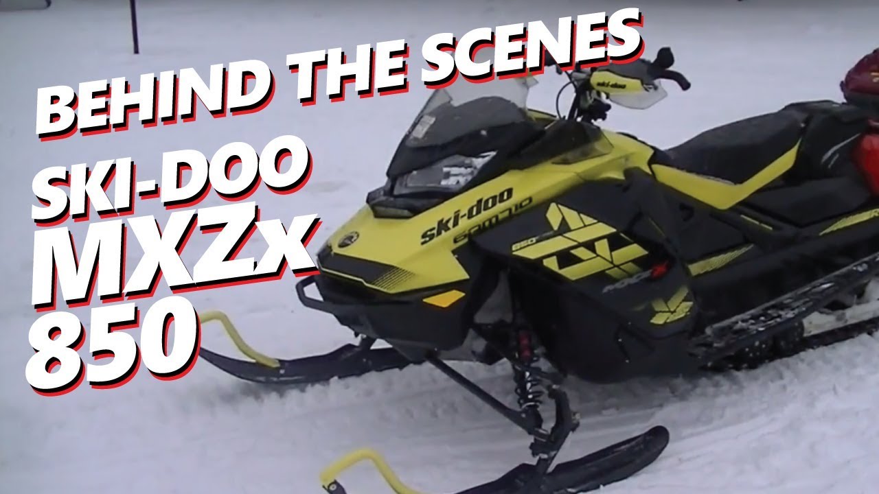 BEHIND THE SCENES: 2018 Ski-Doo MXZ X 850 Spring Order Specifications REVIEW