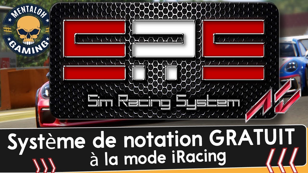 Assetto Corsa SRS concurrence iRacing avec son rating système de points en course - Mods Tuto
