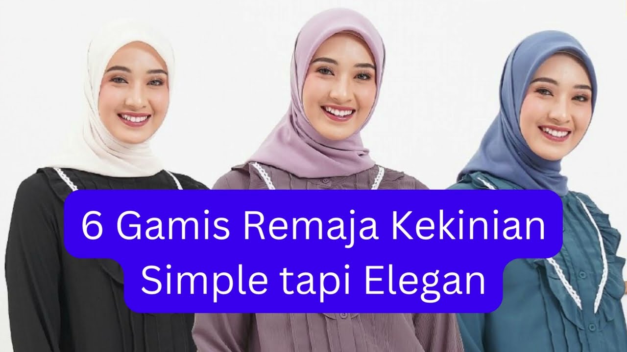 6 Gamis Remaja Kekinian Simple tapi Elegan, Pas untuk Remaja yang Ingin Tampil Trendy namun Syari