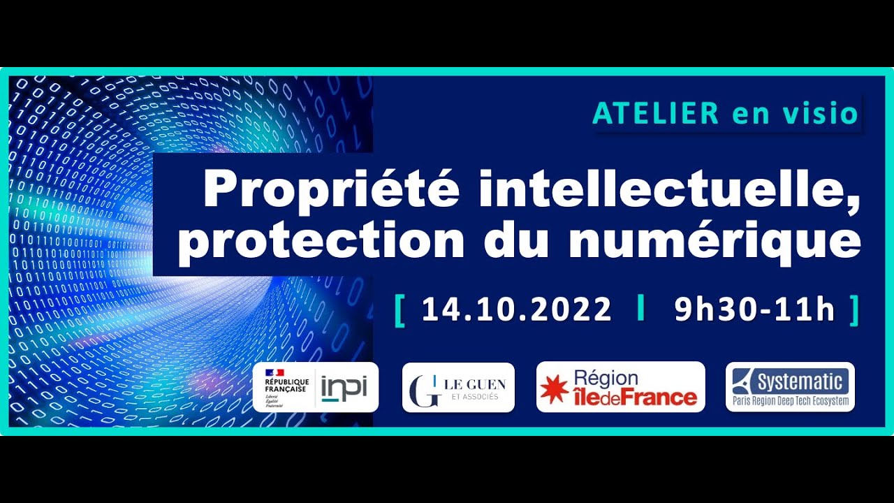 Propriété intellectuelle protection du numérique - 1ère partie