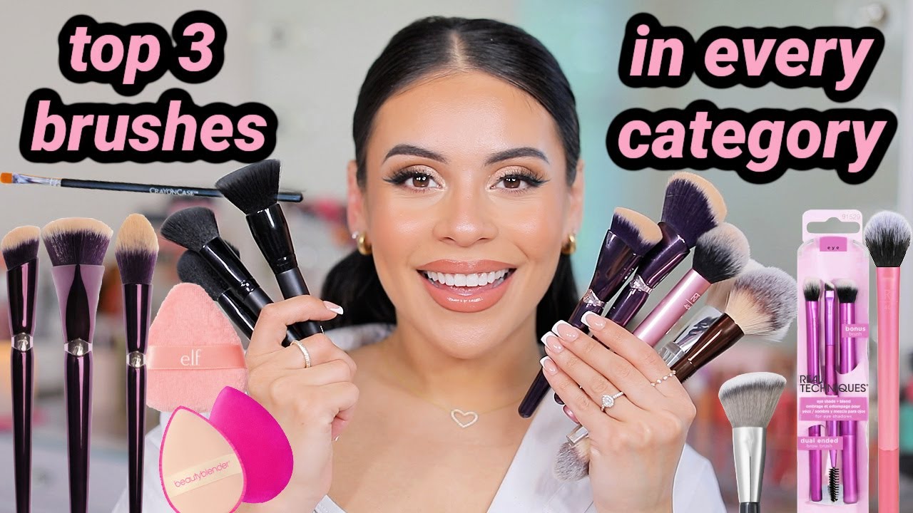 Top 3 Makeup Brushes in Every Category 😍