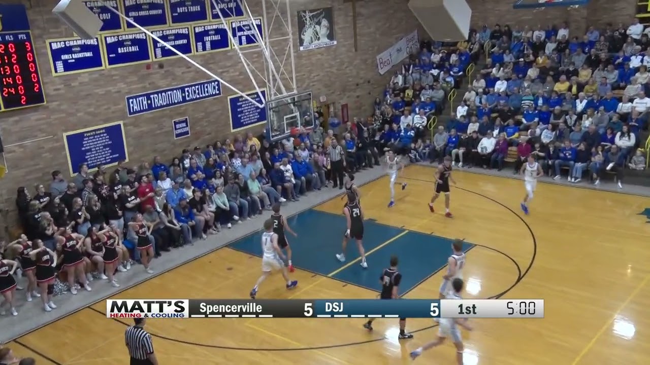 Spencerville vs DSJ Boys Basketball 1-25-2025