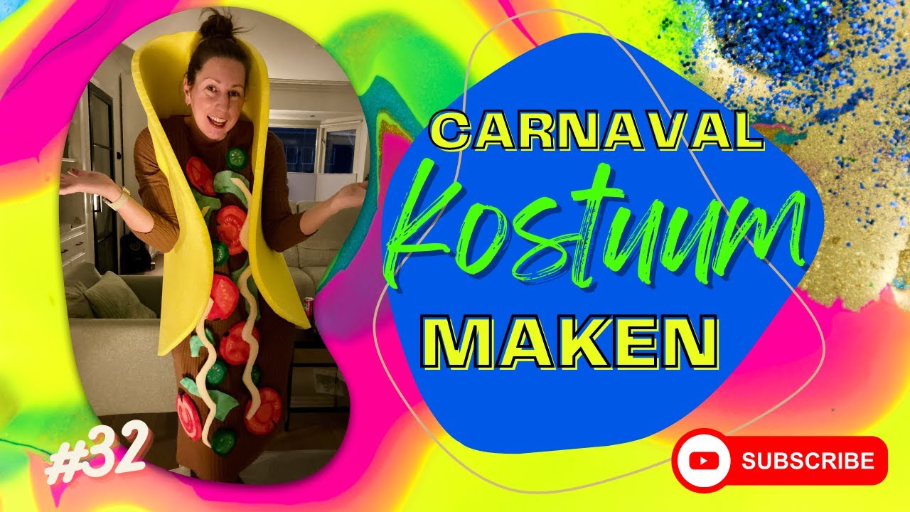 #32 EEN MEGA GROTE TACO MAKEN #carnaval #kostuum #diy #zelfmaken #krabbetukkers #alaaf #mexico