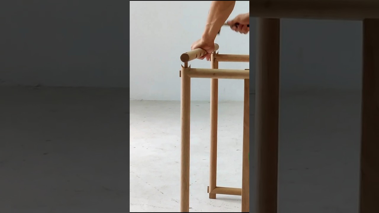 Putting together a chair with traditional joinery #furniture #woodworking