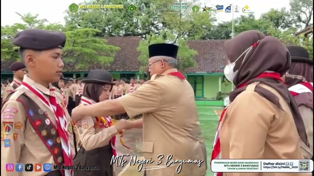Pelantikan&Serah Terima Jawbatan Dewan Penggalang@MTsN 3 Banyumas