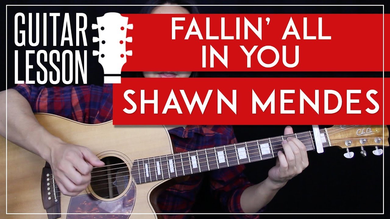 Fallin' All In You Guitar Tutorial - Shawn Mendes Guitar Lesson 🎸|Fingerpicking + Easy Chords|