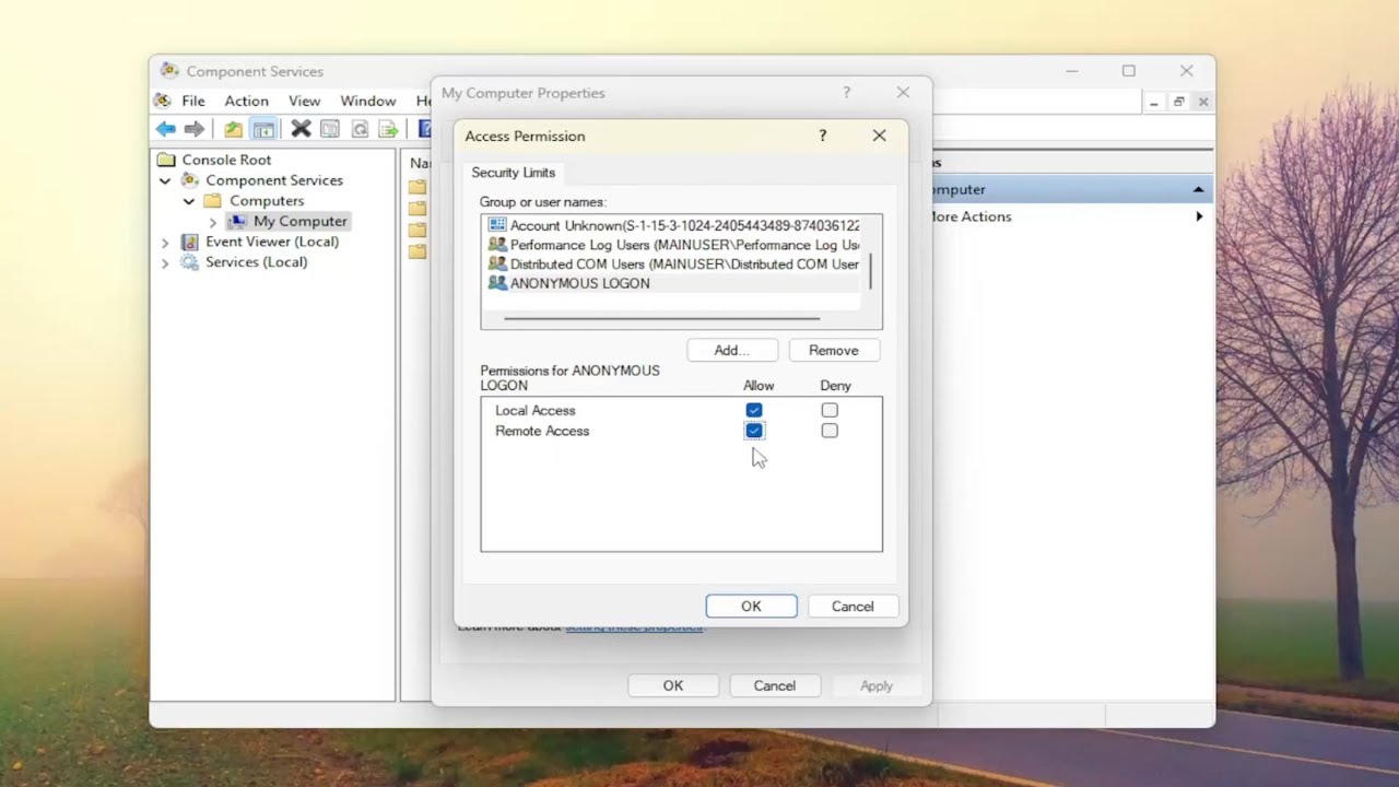 The Application-Specific Permission Settings Do Not Grant Local Activation Permission FIX