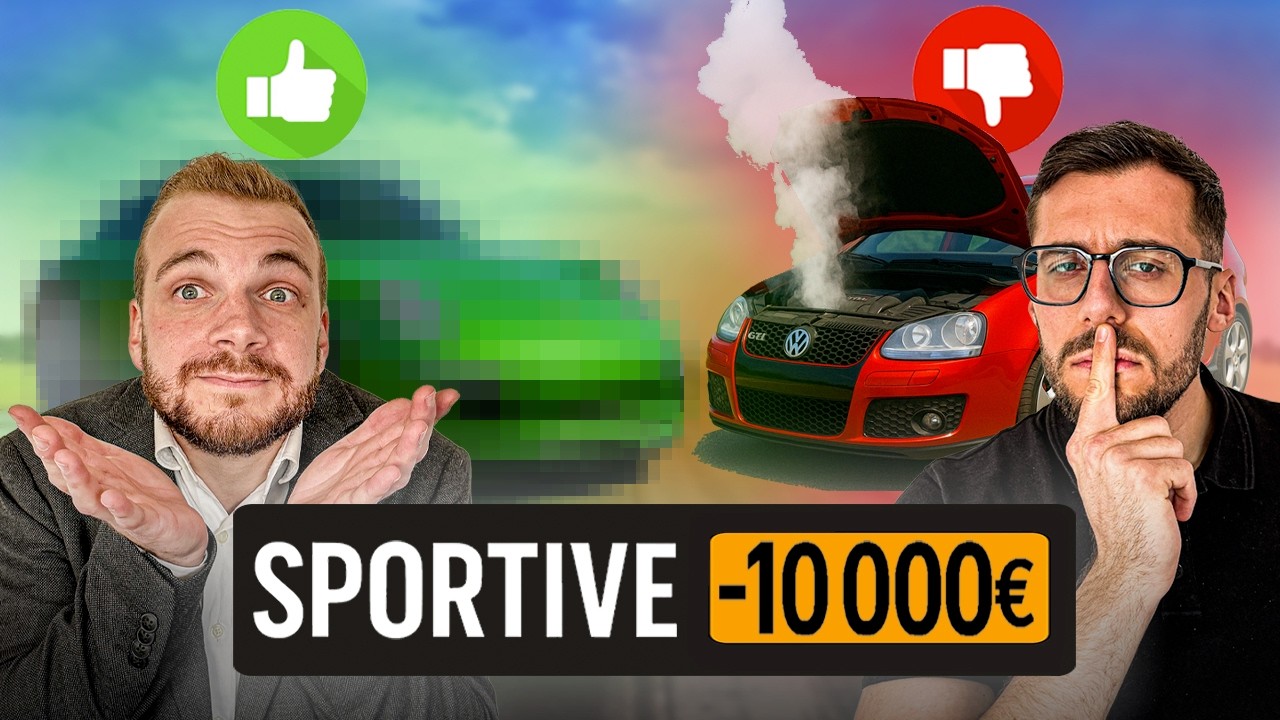 LES MEILLEURES SPORTIVES ✅  -10 000&euro; (Et les PIRES...❌)