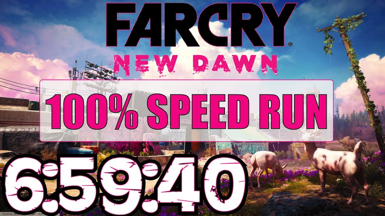 Far Cry New Dawn 100% Speedrun 6:59:40 [WORLD RECORD]