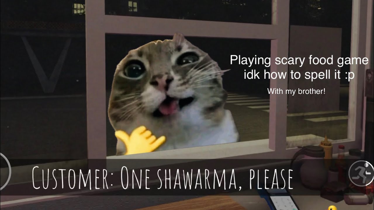 Playing Scary Shawarma in Roblox with my brother!