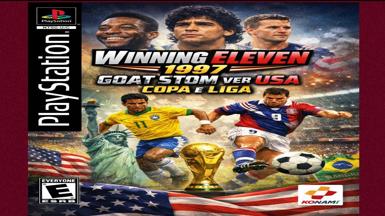 Я НАШЕЛ РЕЛИТИКУ ИГРЫ –[PS1] WINNING ELEVEN 1997 GOAL STOM VERSION USA