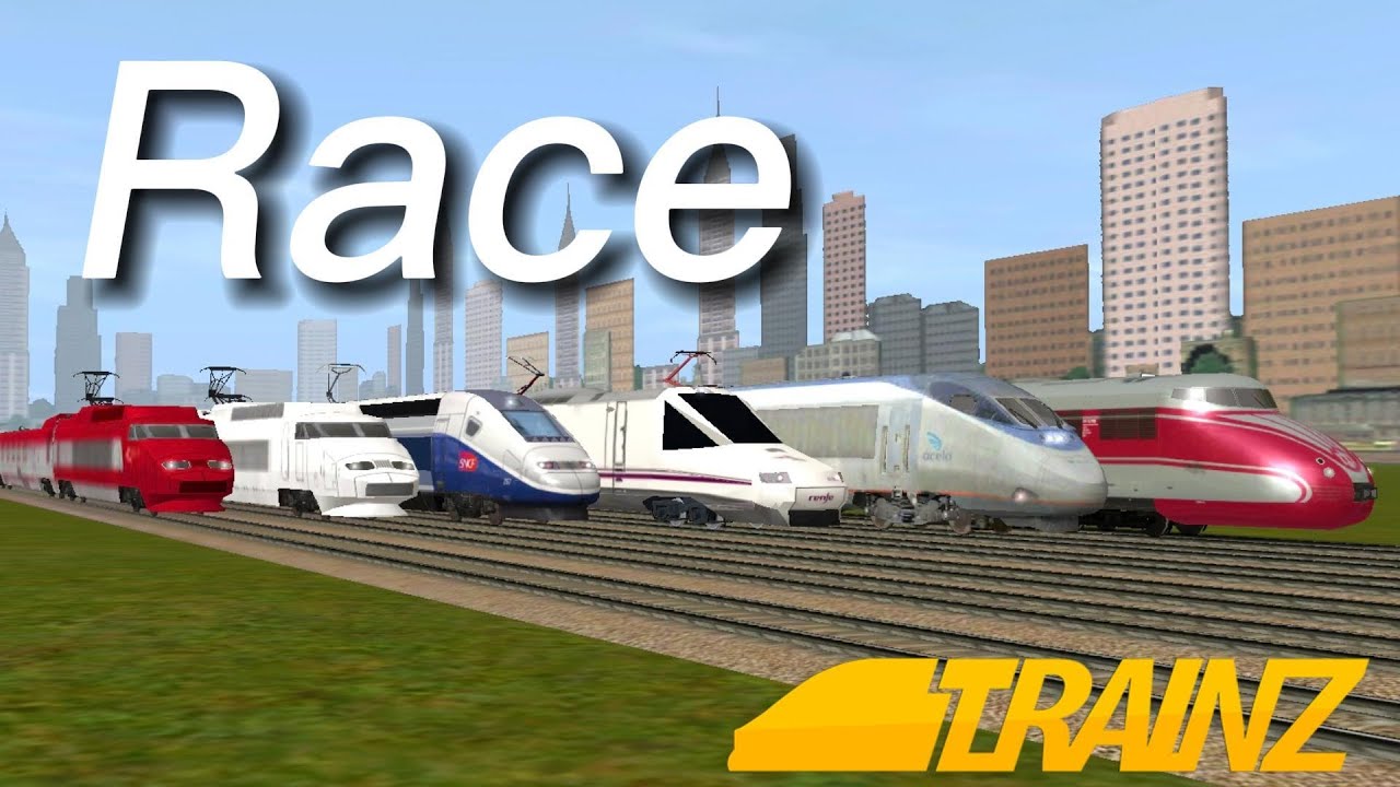 Trainz Driver2｜high speed trains race (RACE !)