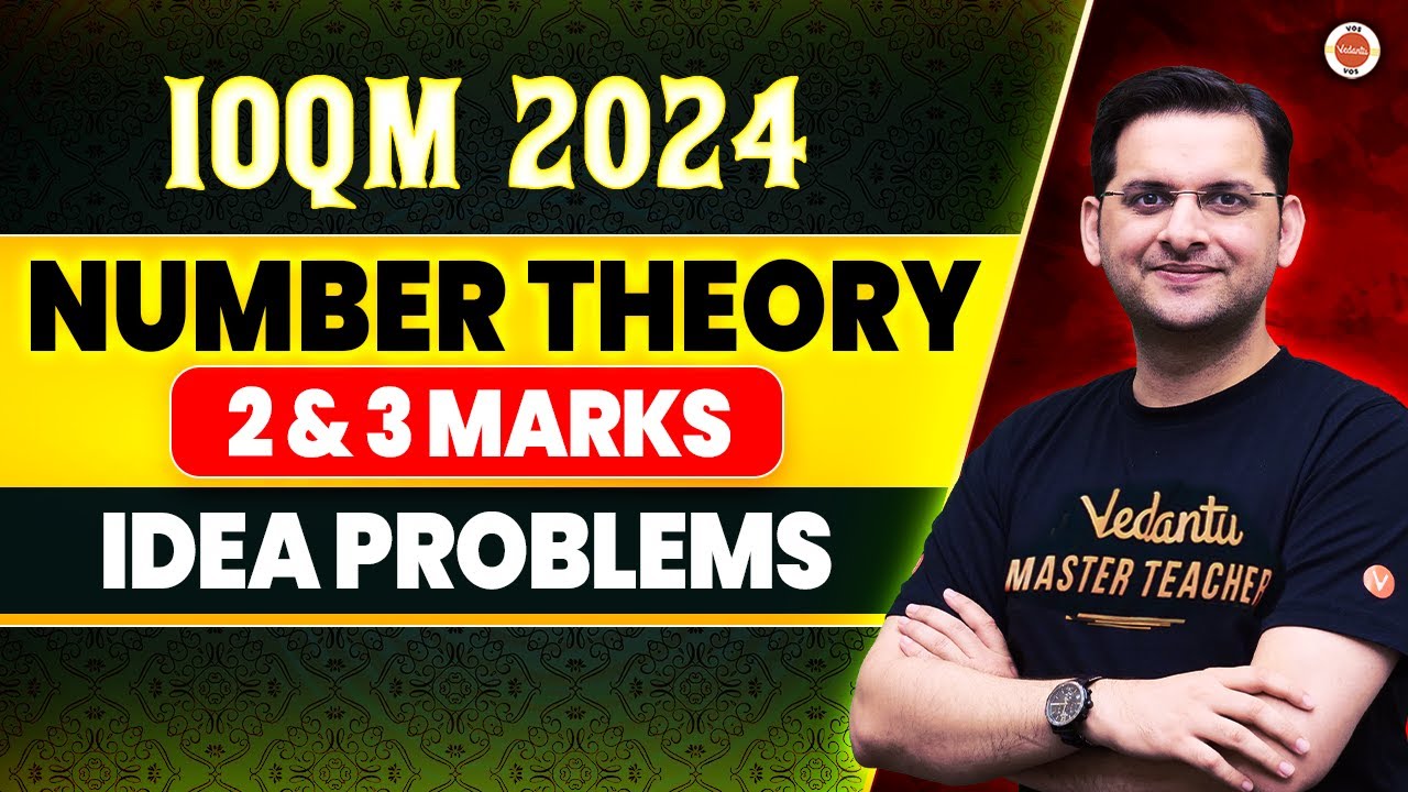 IOQM 2024: NUMBER THEORY | 2 and 3 Marks Idea Problems | Maths Olympiad Preparation | Abhay Sir |VOS