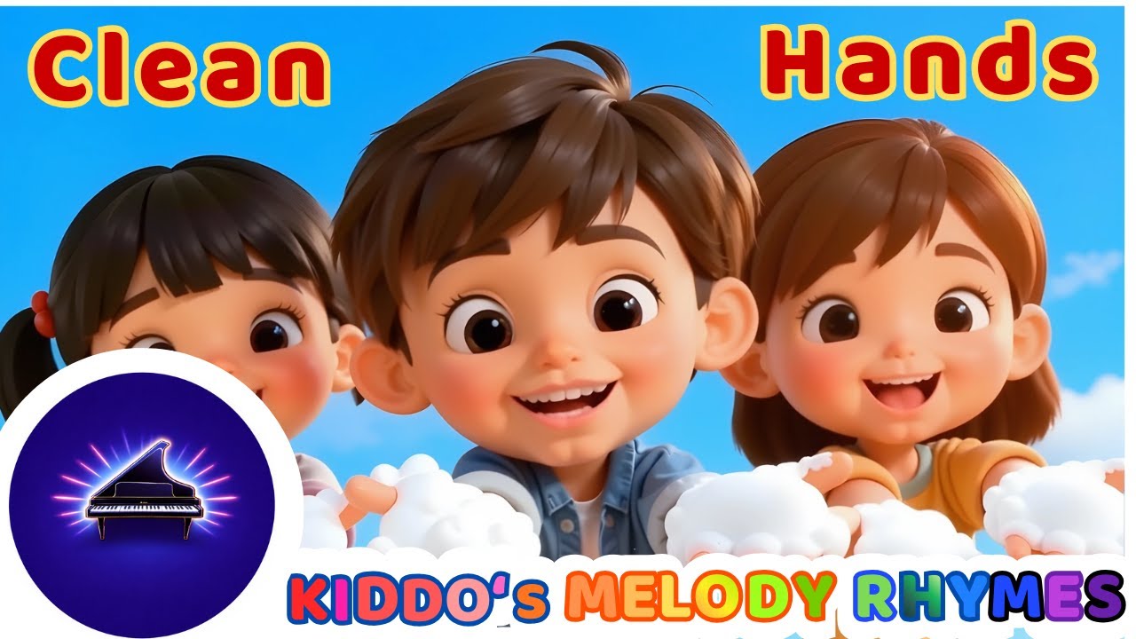 Hand Washing Song for Kids | Learn & Sing Along! | Rhyme for Toddlers| Wash Keeps Germs Away Loop