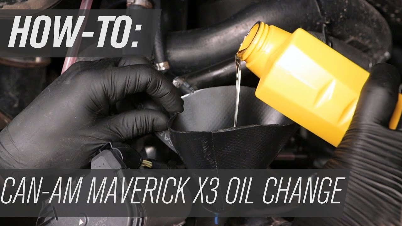 Как заменить масло в Can-Am Maverick X3