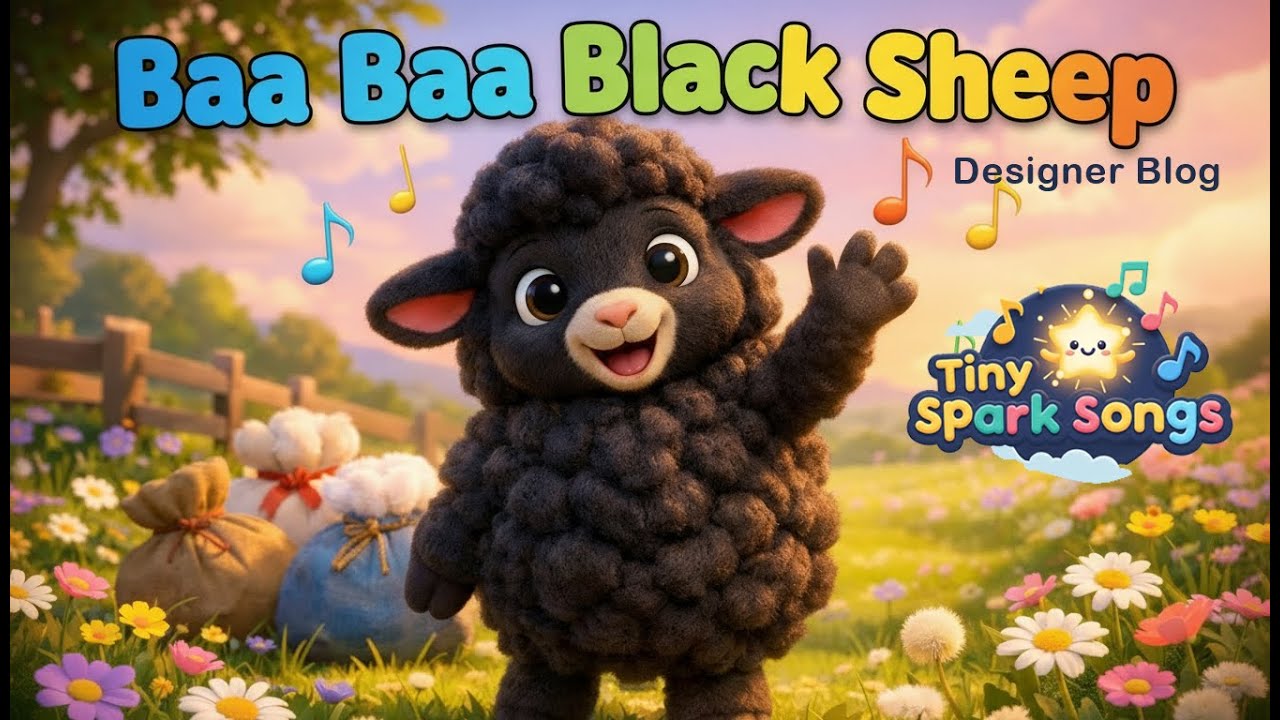 Baa Baa Black Sheep@Nursery Rhymes & Kids Songs
