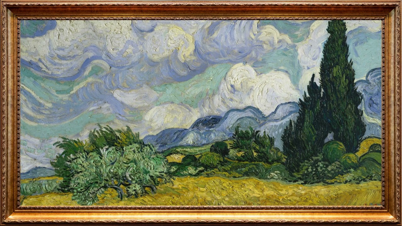 Luxury Art Vintage Oil Painting | Framed Art Aesthetics Screensaver for TV