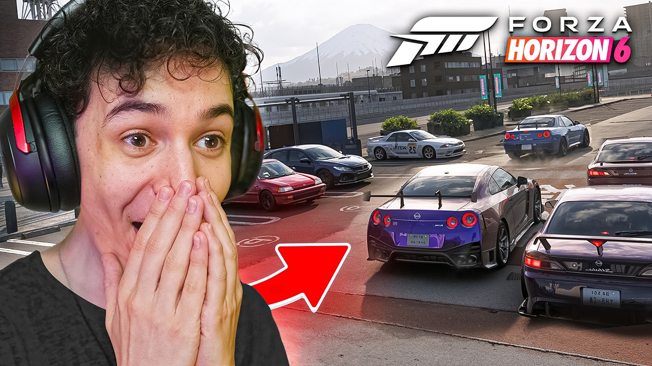 LE PREMIER GROS CONVOI DE FORZA HORIZON 6 ! (R34 GTR, R35, CIVIC, SILVIA...)